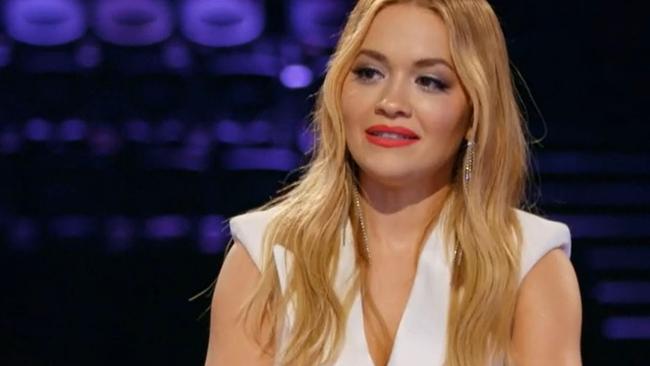 Rita Ora could only take five members through to the next round. Picture: Channel 7