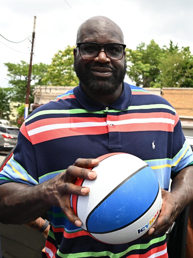 Shaquille O'Neal isn’t a fan of the path his son is taking. (Photo by Dave Kotinsky/Getty Images)