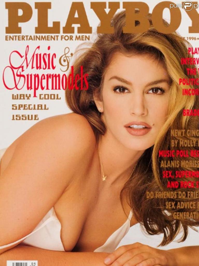 Cindy Crawford appears on Playboy. Picture: Suppied