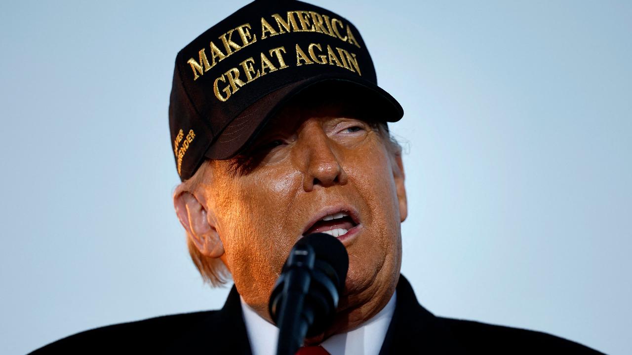 Republican presidential nominee, former President Donald Trump speaks during a campaign rally in Kinston, North Carolina. Picture: CHIP SOMODEVILLA / GETTY IMAGES NORTH AMERICA / Getty Images via AFP