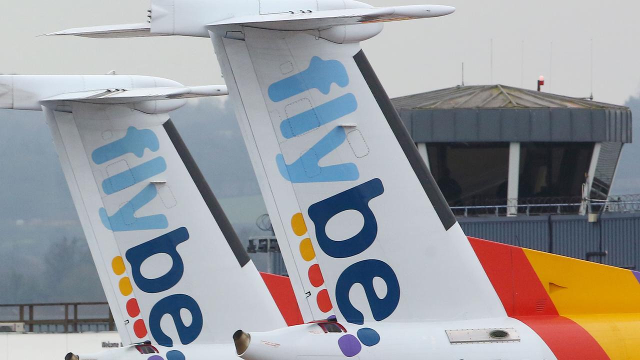 UK airline Flybe has collapsed – again. Picture: Geoff Caddick/AFP