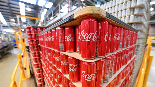 A new investment in the Melbourne facility will see it pump out 1700 slimline cans per minute. Picture: James Ross/AAP Image