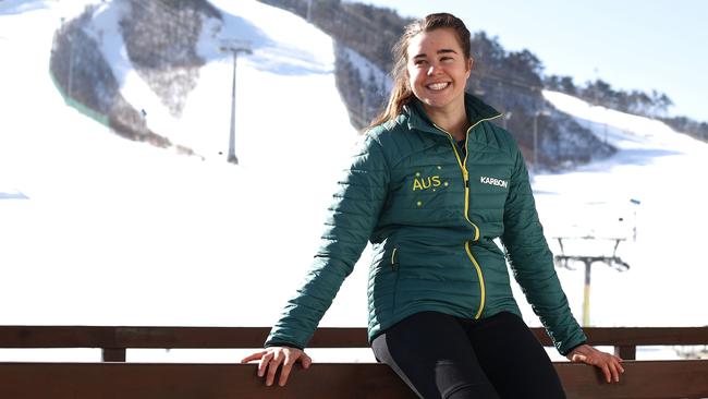 Britt Cox in Pyeongchang. Pic: Ryan Pierse/Getty Images