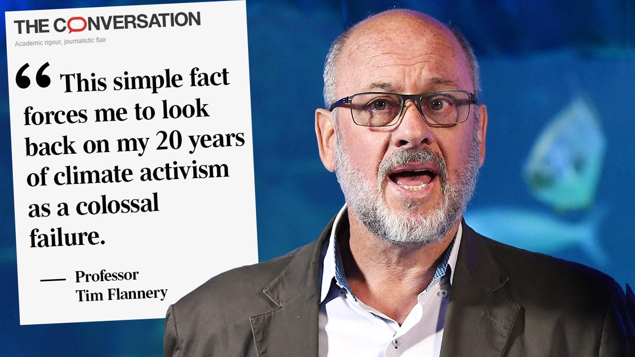 sende Metode Mart Professor Tim Flannery laments his 'colossal failure' on climate activism |  The Australian