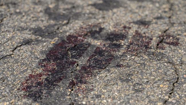 A teenage boy was found seriously injured lying on a Kellyville street in Sydney’s north west lon Monday night. Picture: Darren Leigh Roberts