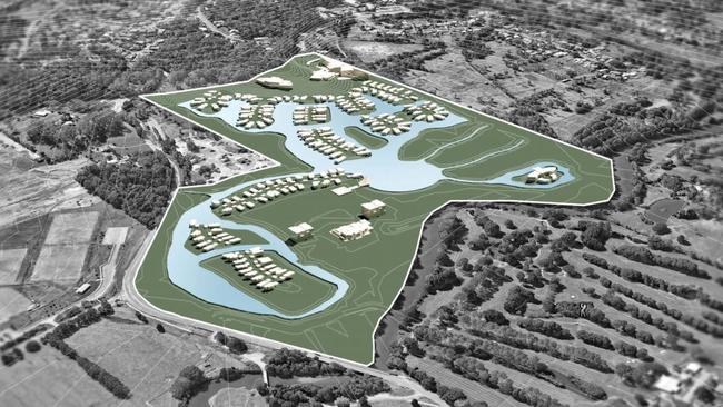 Concept design of Ridong's Tallebudgera Wellness and Tourism Gardens Project.