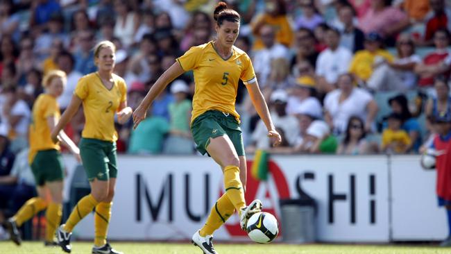 Cheryl Salisbury during her days playing for the Matildas