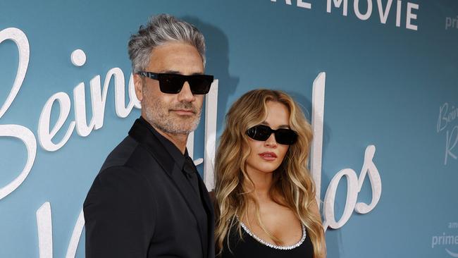 Taika Waititi and Rita Ora on the red carpet for the Australian premiere of Amazon Prime film Being The Ricardos. Picture: Jonathan Ng