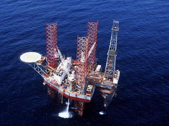 Esso offshore drilling operation in Bass Strait pictured in 1996. File picture