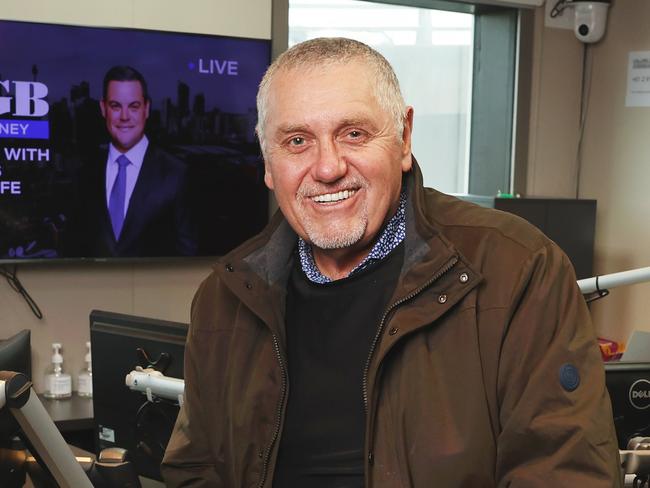 The Daily Telegraph 4.6.2024  Ray Hadley pictured in the 2GB studios in Pyrmont. Ray and 2GB has won another radio ratings survey. Picture: Rohan Kelly