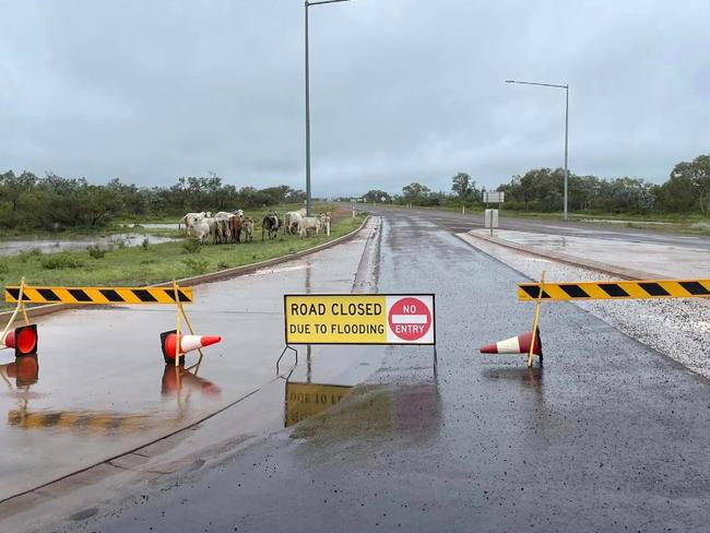 Member for Barkly Steve Edgington took to social media to show the damage between Barkly Homestead and Threeways.