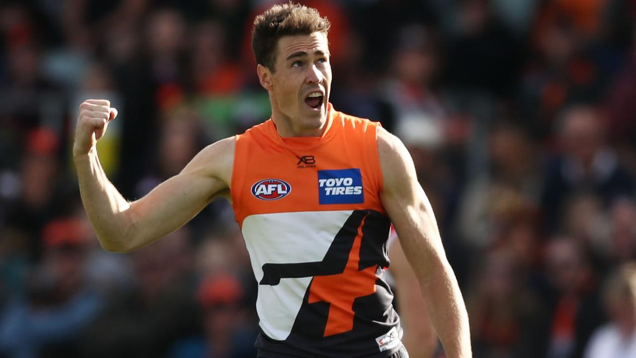 Jeremy Cameron has been in stunning form for the Giants. Picture: Getty Images 