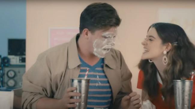 The Morrison Government's new consent education campaign for schools features a video of a woman smearing a man’s face with a milkshake.