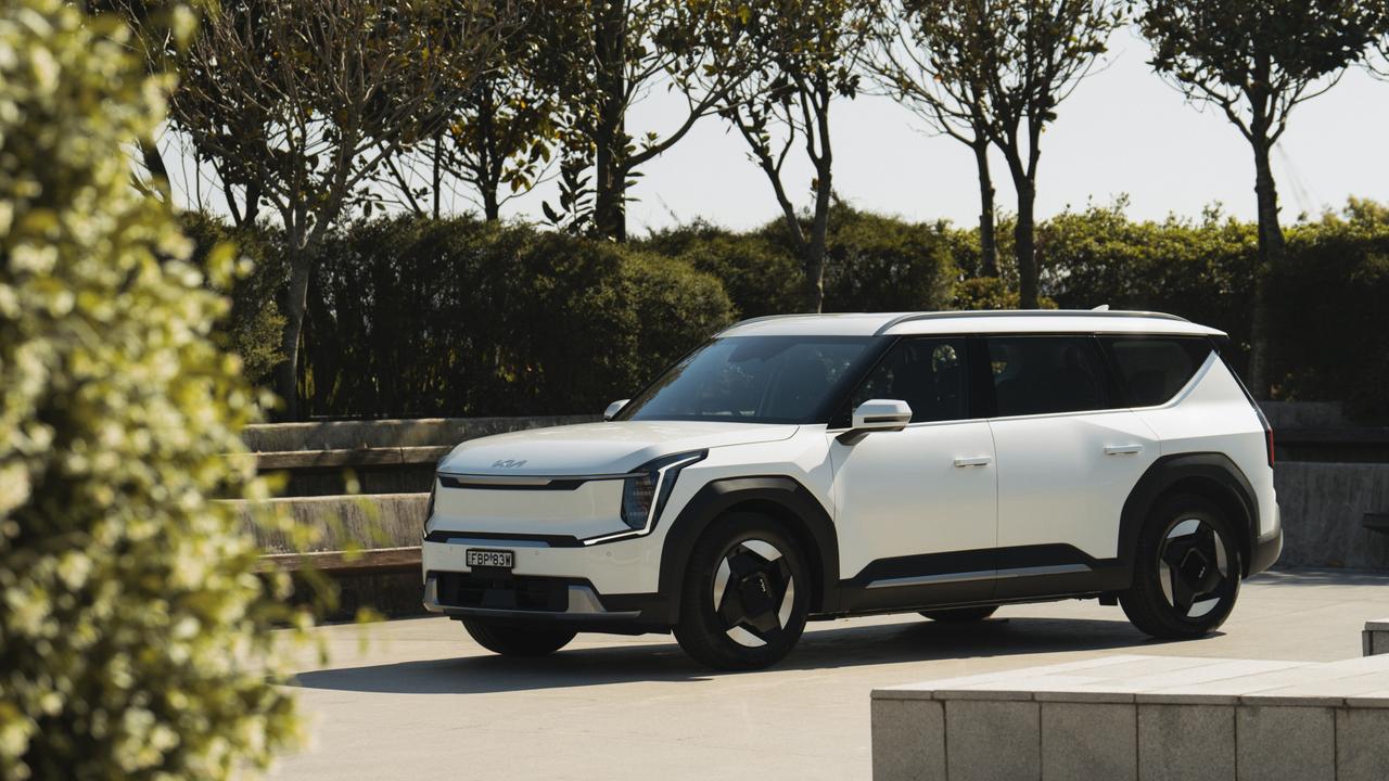 The Kia EV9 Air is the base model within the seven-seat all-electric SUV line-up, and starts from about $100,000 drive-away.