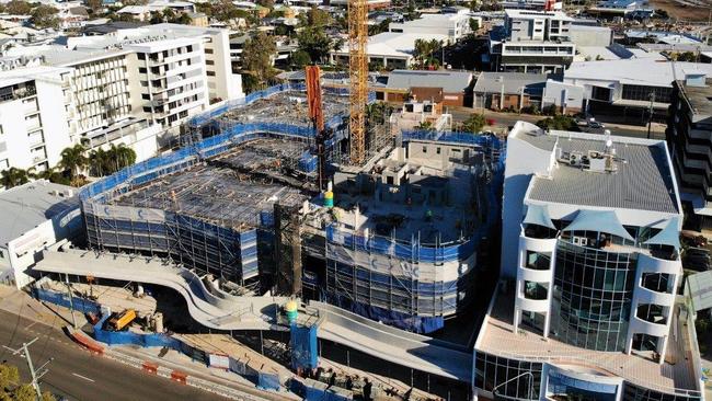 The Cosmopolitan at Cotton Tree when it was under construction.