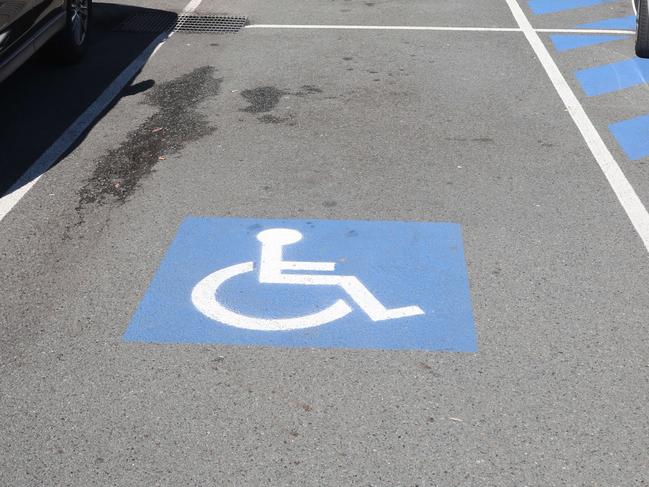 Queensland is cracking down on drivers who illegally park in disabled parking spots. Picture: Richard Gosling