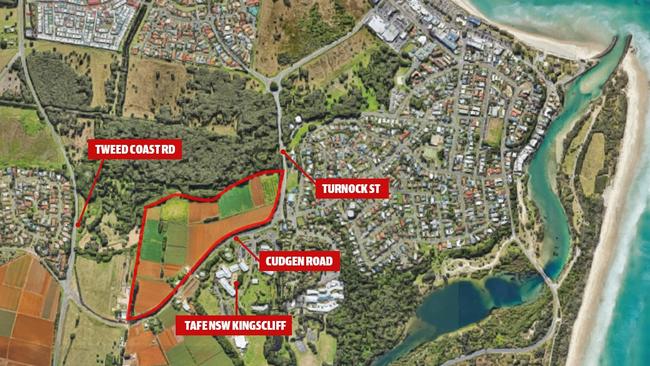 Some of the proposed sites of the new Tweed Hospital