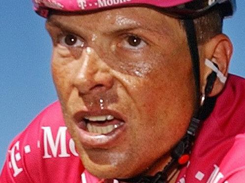 Cycling - cyclist Jan Ullrich during Tour of Switzerland race in Ulrichen, Switzerland 19 Jun 2005. a/ct /Cycling/Overseas