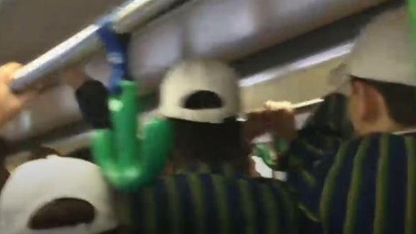 A video of St Kevin's students singing a derogatory chant about women while on a Melbourne tram in October attracted widespread community condemnation. Picture: ABC