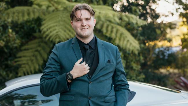 Noah at the Glasshouse Christian College formal. Picture: Jordan Bull of JBull Photography