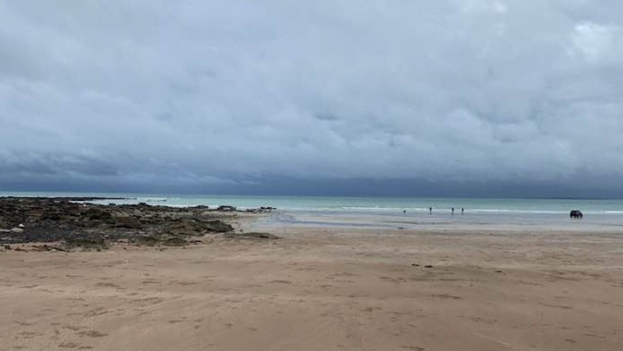 Cable Beach, Broome, on Wednesday morning as TC Ilsa moves down the coast. Picture: Kirk Spencer / Facebook