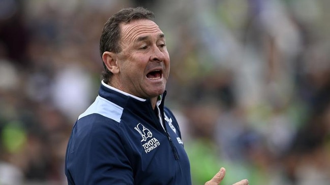 Raiders coach Ricky Stuart has addressed the incident. Picture: NRL Photos