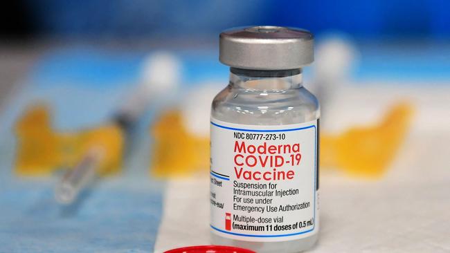 Moderna’s Covid-19 vaccine. Picture: AFP