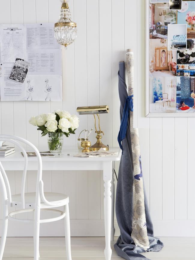 A vintage-style home office by Tahn Scoon. Photo: John Downs.