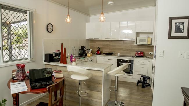 Inside one of the Gold Coast’s ‘luxury’ granny flats. Picture: Jerad Williams