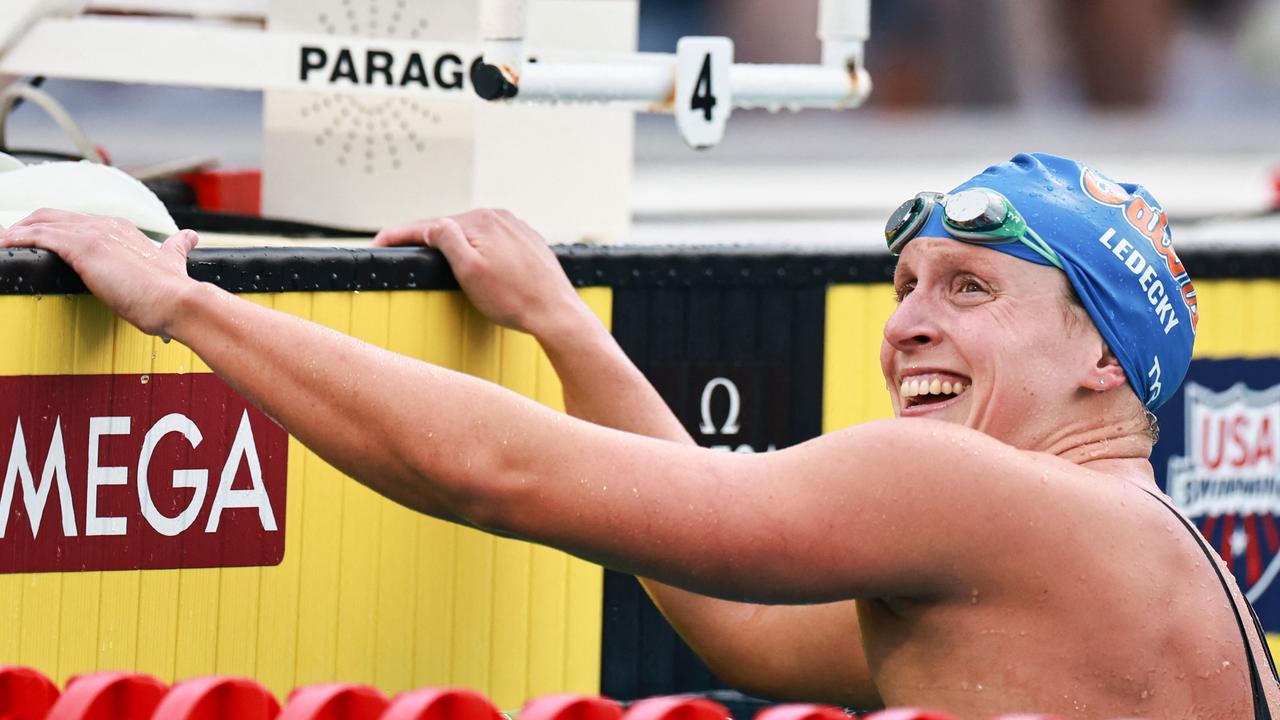 Look out Aussies: Ledecky smashes her own world record