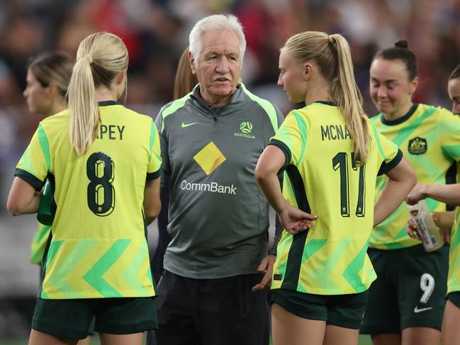 Matildas head coach Tom Sermanni. Picture: Getty