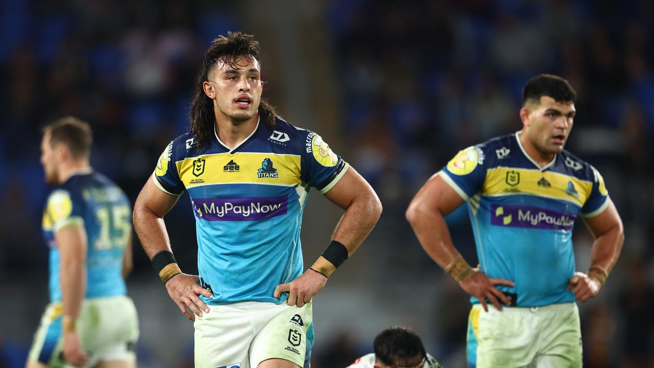 Tino Fa’asuamaleaui could sign a new four-year extension in the coming weeks, but Fifita is weighing up another poaching attempt by the Raiders. Picture: Getty Images.