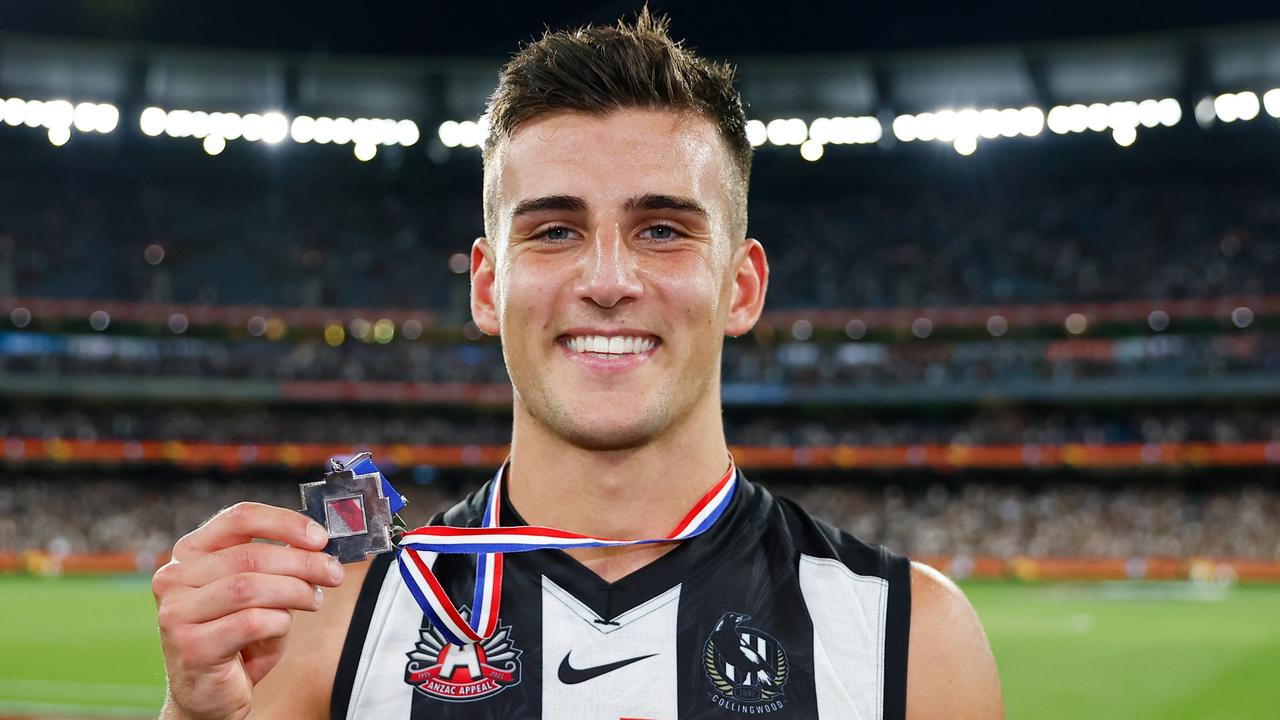 Daicos took home the Anzac Medal after a stunning display. (Photo by Dylan Burns/AFL Photos via Getty Images)