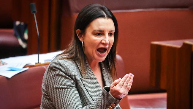 Jacqui Lambie in the Australian Senate. Picture: Getty Images.