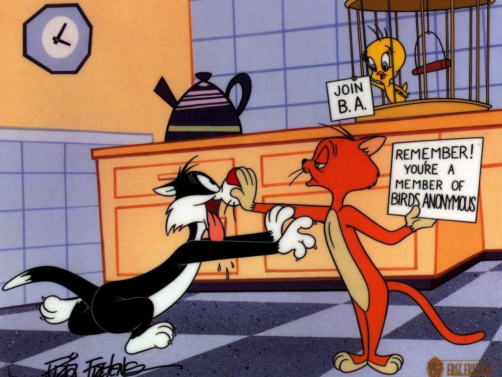 Sylvester the Cat speaks with a lisp used to comic effect in Looney Tunes cartoons. Picture: file image