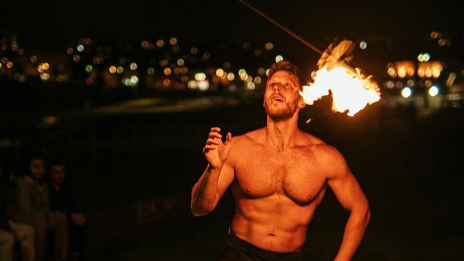 Fire twirler Saar Markovitch said the restrictions could drive buskers out of the CBD.