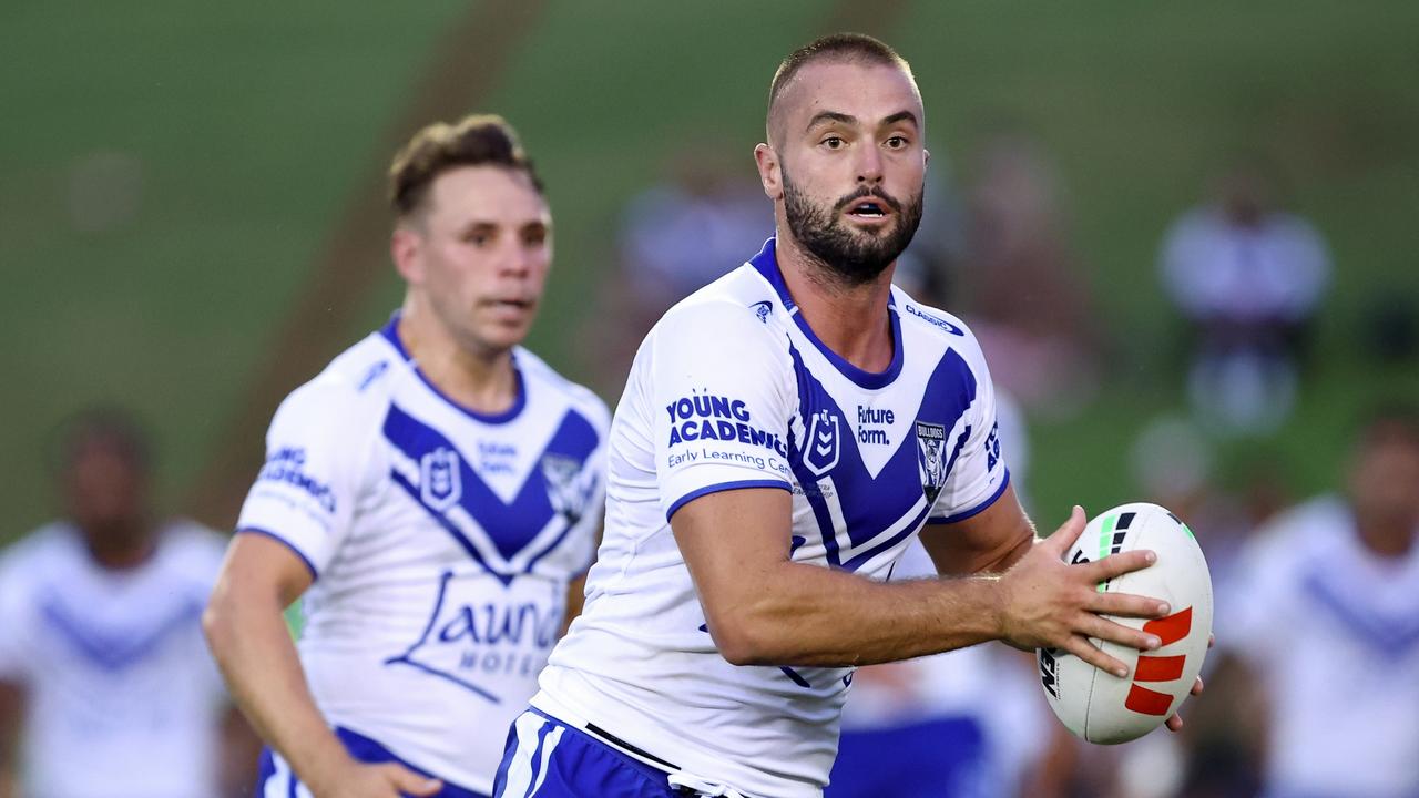 Jaeman Salmon joined the Bulldogs this season after supporting them as a child. Picture: Brendon Thorne/Getty Images