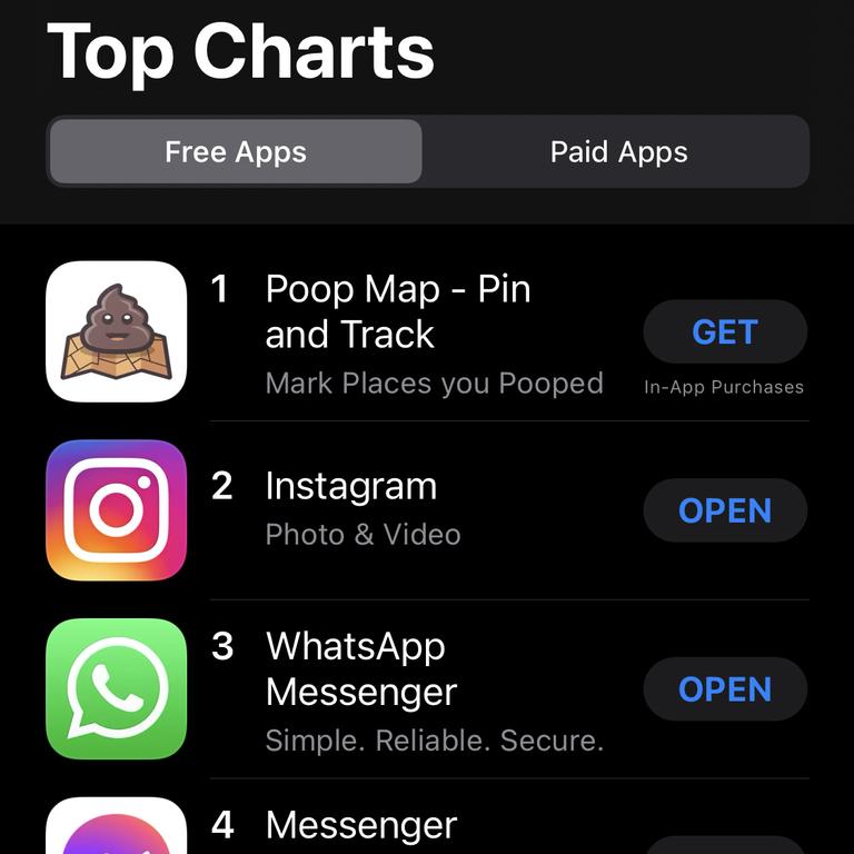 Poop Map app number 1 on Apple Australia after viral TikTok video  The 