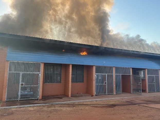 Significant fire at trade training centre in Wadeye.