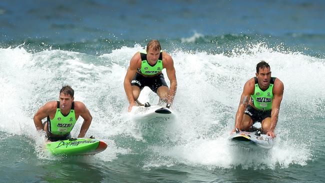 Shannon Eckstein , Hayden White and Matt Poole. Picture : Gregg Porteous