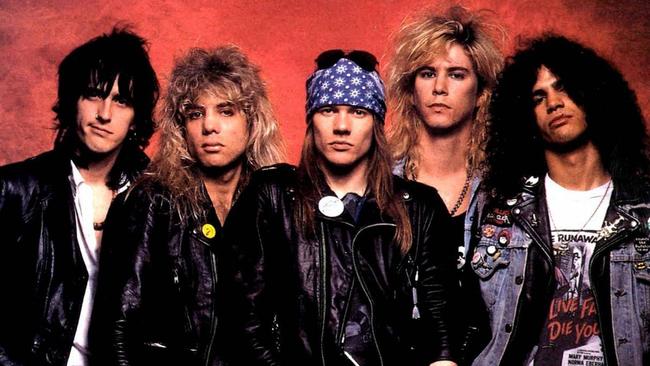 Guns N' Roses in 1987.