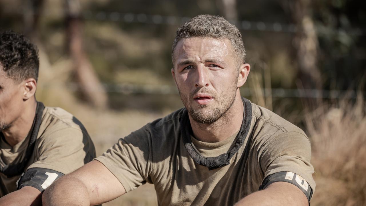 Sam Burgess appears on Channel 7’s SAS finale episode.