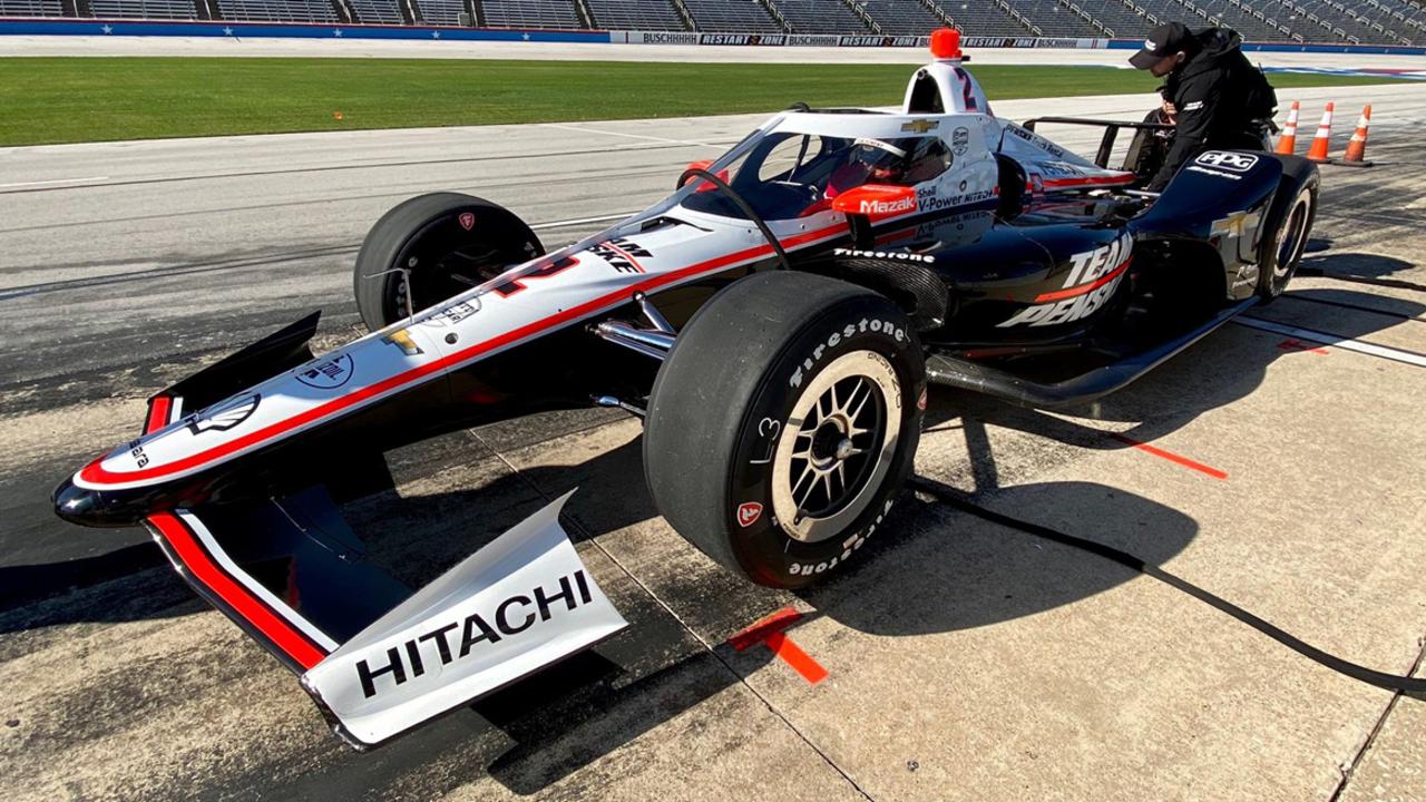 Scott McLaughlin at Texas Motor Speedway.