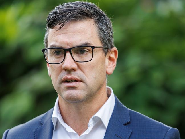 Opposition police spokesman Brad Battin says the statistics are a ‘horrendous read for all Victorians’. Picture: Aaron Francis