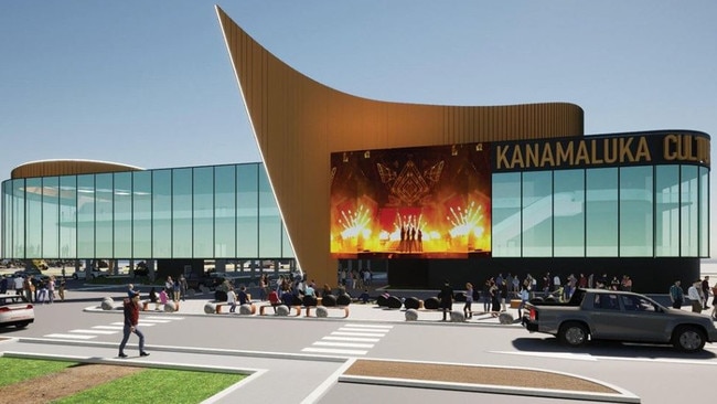 Artist's impression of the proposed Kanamaluka Cultural Centre. Picture: JMC/ Artas Architects