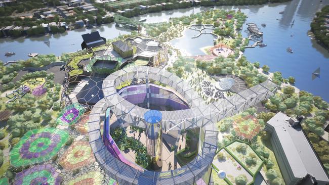 Winning concept for Gold Coast Cultural precinct by ARM Architectur