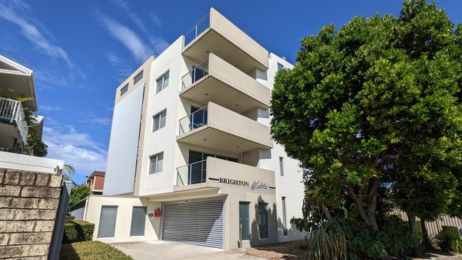 The Brighton Waters building on Brighton St in Biggera Waters. Picture: Keith Woods.