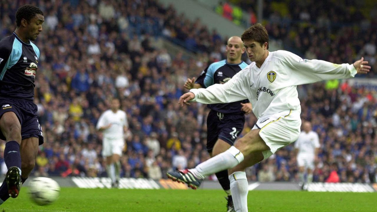 A young Harry Kewell once starred for English football team Leeds United.