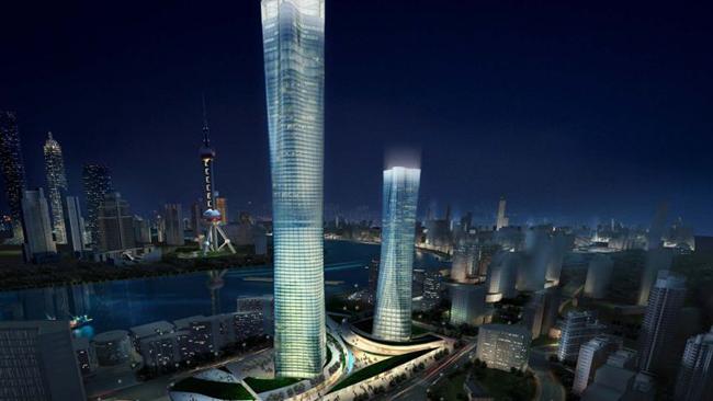 Artist impression of new hotel W Shanghai in China PictureL Starwood Hotels and Resorts