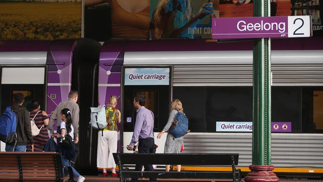 The train departed Geelong station at 10.50am on December 2.